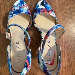 Floral Unisa High Heel open toe sandals